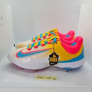 Nike RBI x Alpha Huarache Elite 4 Low Metal Baseball Cleats FZ7345-700 Size 12.5